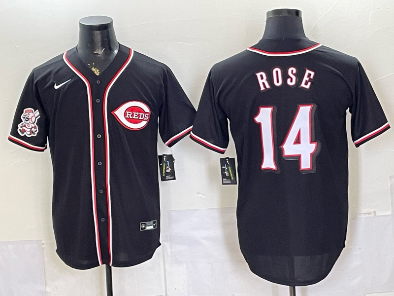 2026 Men Boston Red Sox #14 Rose black Nike MLB Jersey 0632001->boston red sox->MLB Jersey